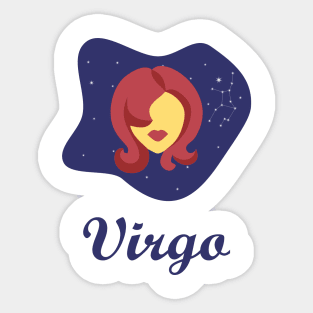 Virgo Zodiac Sign Constellation Sky Sticker